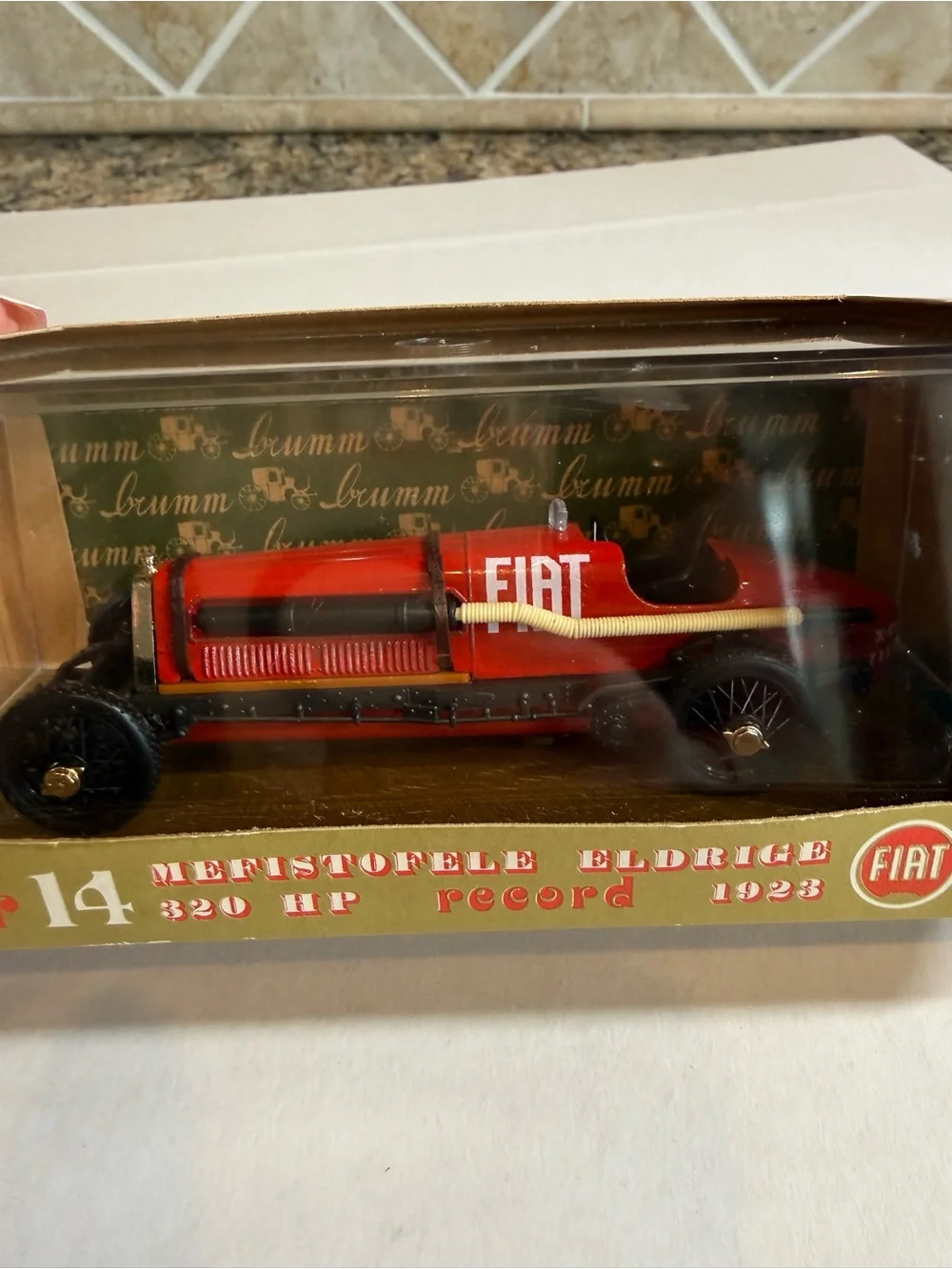 Brumm Serie Oro R14 Fiat Mefistofele Eldridge 320 HP Record 1923 Diecast